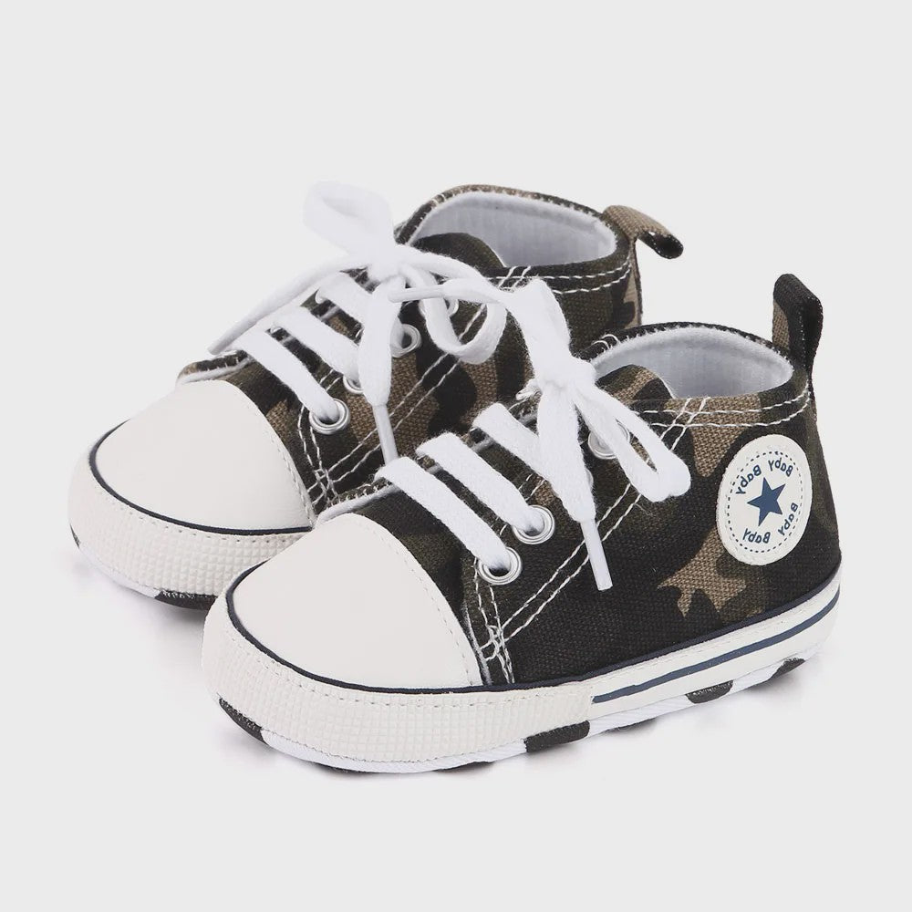 Babyschoenen Canvas Sneakers - Eerste Stapjes Schoentjes met Zachte Zool