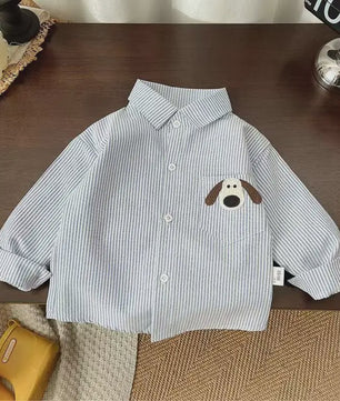 Lange Mouwen Jongens Shirt in Plaid Katoen - Perfect voor de Lente (1-4 Jaar)