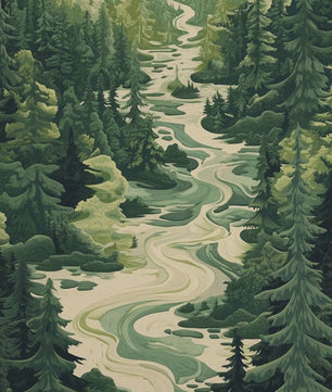 Japanse Zen Wanddecoratie: Canvas Print met Koi Vissen, Kraanvogels en Watergolven