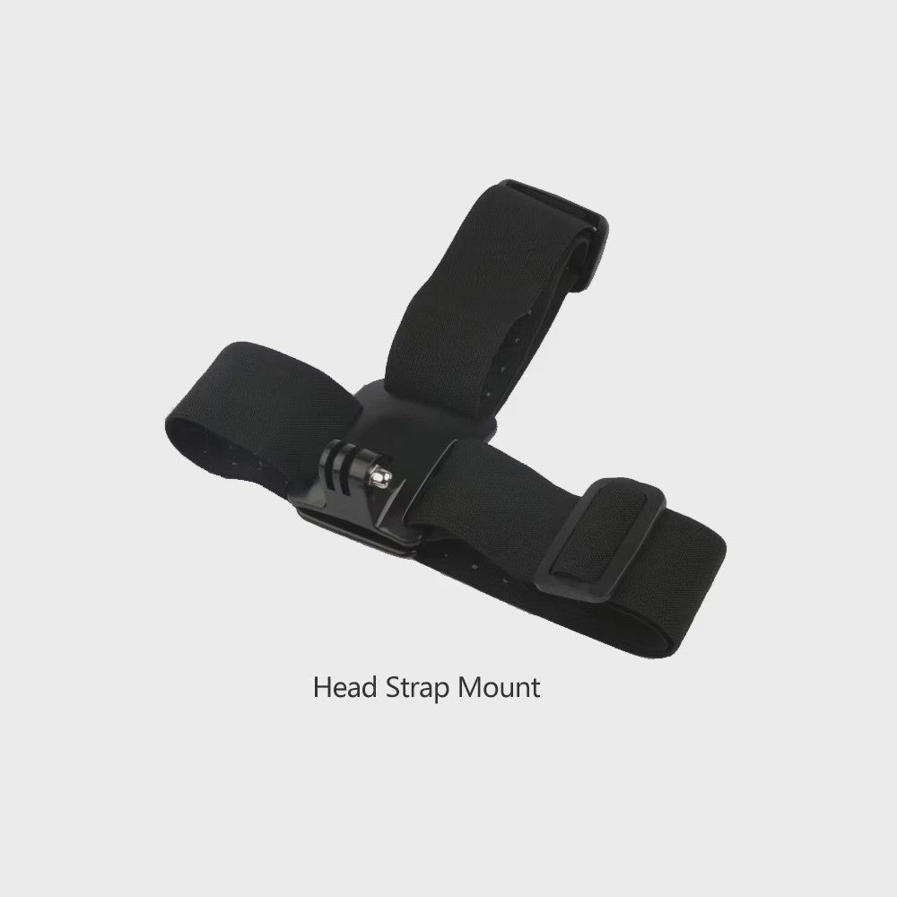 Action Camera Accessoires Kit: Hoofd- en Borstband Mount voor GoPro, Telefoon & meer
