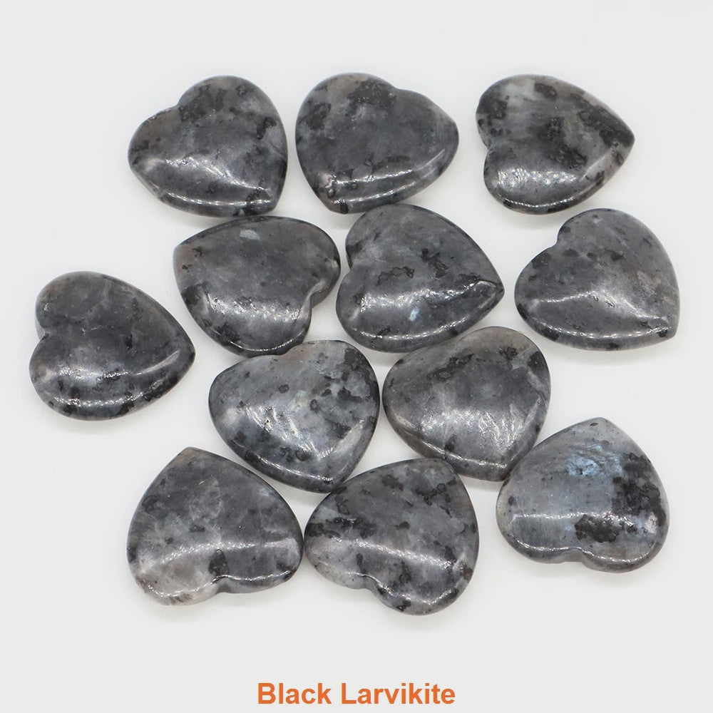 Natuurlijke Hartvormige Kristalstenen (20mm) - Amethist, Edelsteen voor DIY & Decoratie
