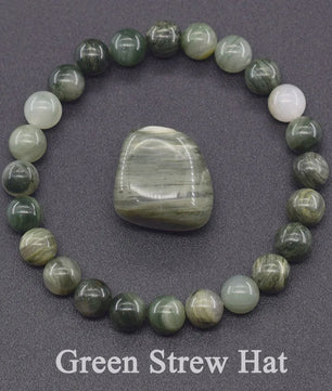 Natuurlijke Edelsteen Armband - Reiki, Blauwe Apatite, Lapis Lazuli, Amethist & Tijgeroog