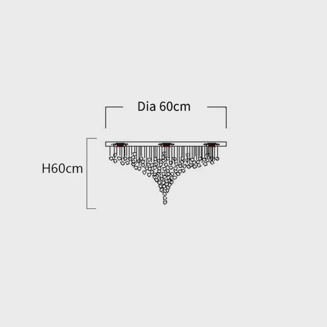 Luxe Kristallen LED Plafondlamp - Moderne Hanglamp voor Trappenhuis, Hal & Woonkamer