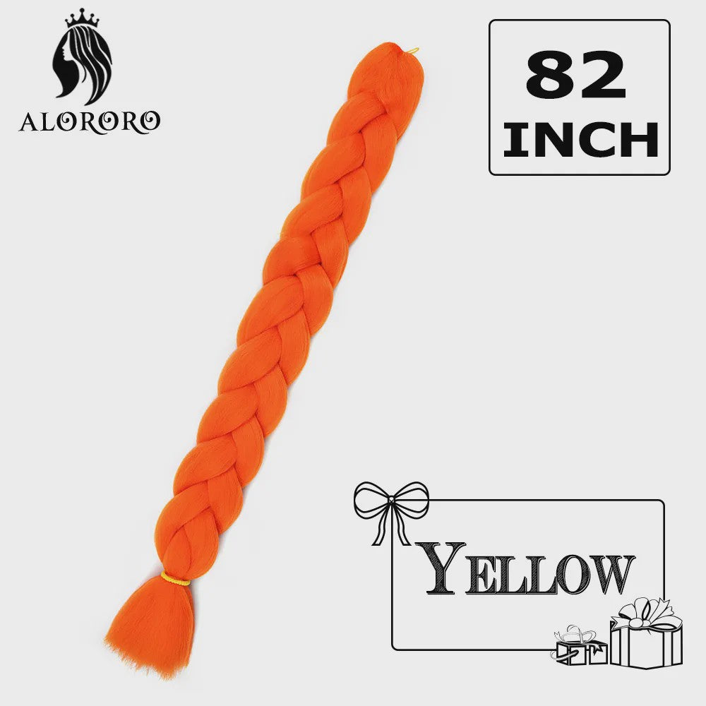 Alororo Jumbo Braids Haarverlenging - 82 Inch Synthetisch Hittebestendig Vlecht Haar