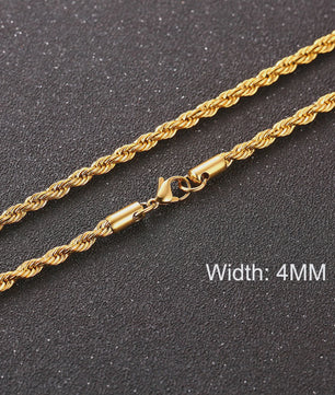Klassieke Cuban Chain Ketting Heren Dames - Roestvrij Staal (3-11mm)