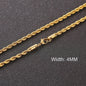 Klassieke Cuban Chain Ketting Heren Dames - Roestvrij Staal (3-11mm)