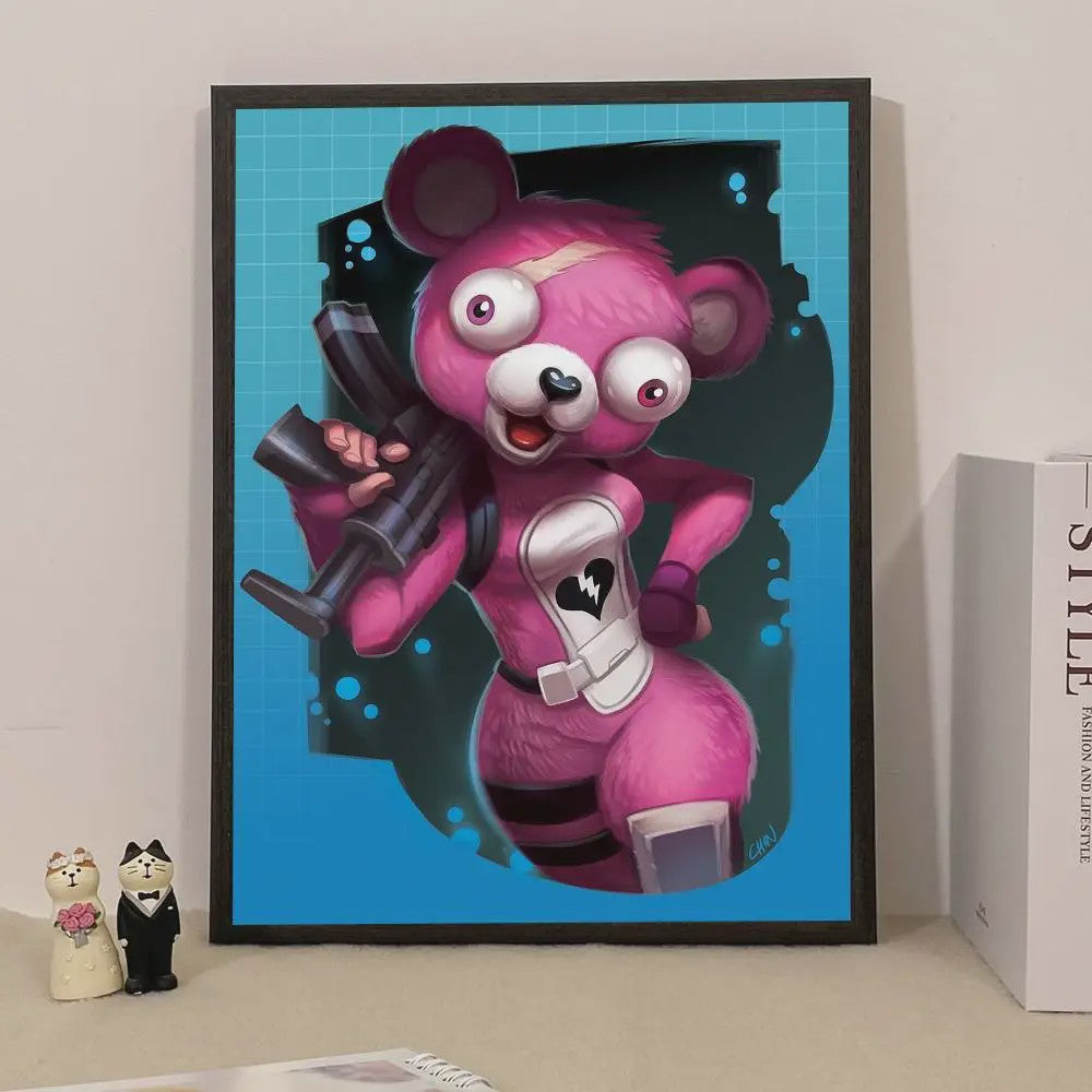 Fortnite Game Poster - Decoratieve Muurkunst voor Fans