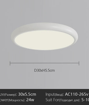 Moderne Scandinavische LED Plafondlamp - Stijlvol en Veelzijdig