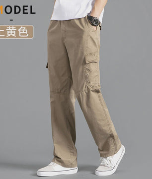 Herfst/Lente Heren Cargo Werkbroek Katoen - Casual Jogger & Klimbroek - Grote Maten tot 6XL
