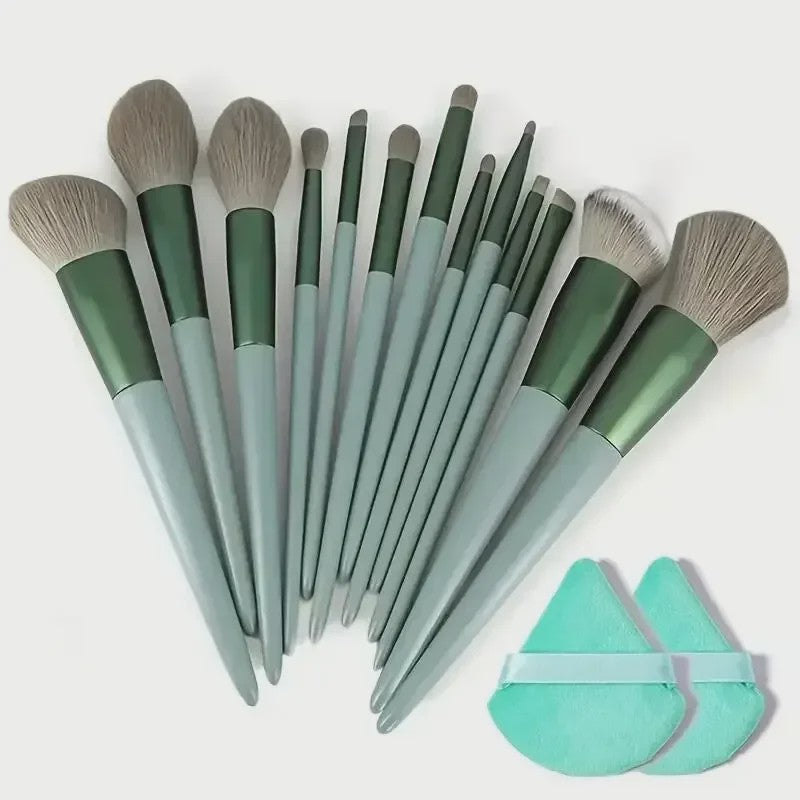 Professionele Make-up Kwasten Set: Zachte Kabuki & Blending Penselen voor Foundation, Poeder, Oogschaduw - Beauty Tools Kit
