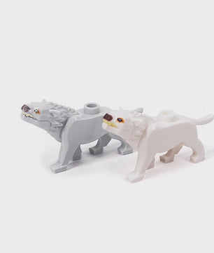 Bouwstenen Dierenpark Scene - Katten, Honden, Vogels, Varkens & Meer - DIY Speelgoed Bakstenen