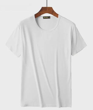 2-Pack Bamboe Fiber T-shirts Heren - Ronde Hals, Korte Mouw, Ademend & Zweetabsorberend