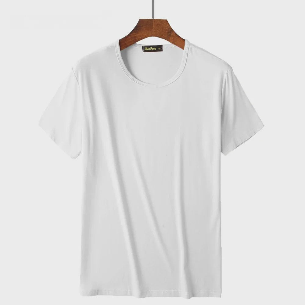 2-Pack Bamboe Fiber T-shirts Heren - Ronde Hals, Korte Mouw, Ademend & Zweetabsorberend