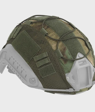 Tactische Helm Cover met Elastisch Koord voor Fast Helm - Airsoft & Paintball Camouflage