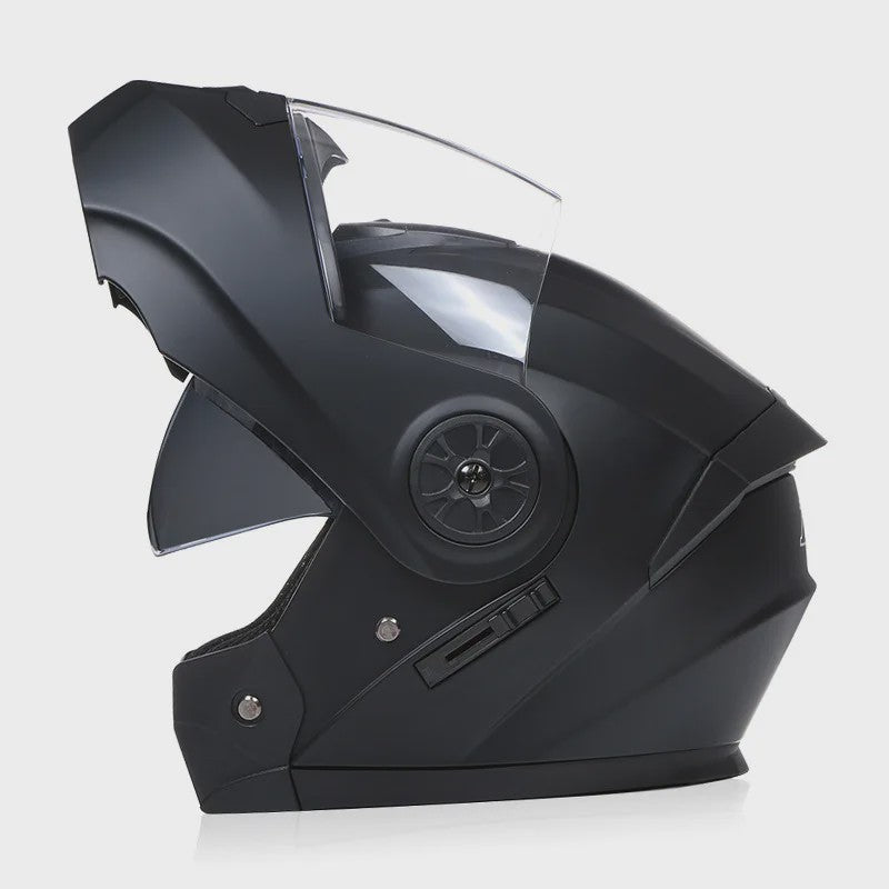 BLD Modulaire Flip-Up Motorhelm met Dubbele Lens - Veiligheid & Comfort voor Motocross