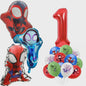Superheld Folieballonnen Set: Spiderman, Batman, Iron Man & Captain America - Feestdecoratie
