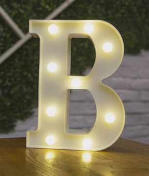 Decoratieve LED Letter & Cijfer Lampen - Creëer Sfeer met Warm Licht