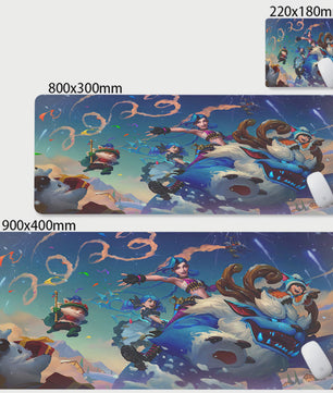League of Legends XXL Gaming Muismat - Anti-slip Bureau Mat voor PC & Laptop