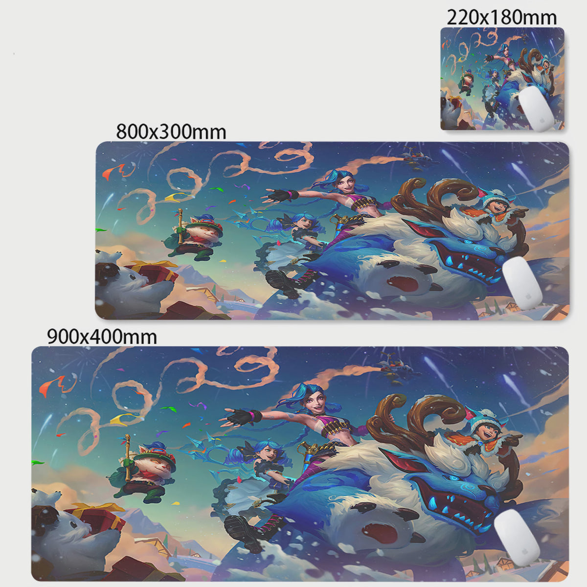 League of Legends XXL Gaming Muismat - Anti-slip Bureau Mat voor PC & Laptop