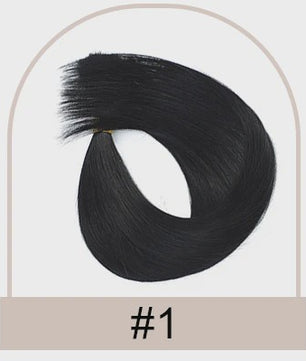 8-delige Clip-in Haarverlenging van Echt Menselijk Haar - Steil & Duurzaam
