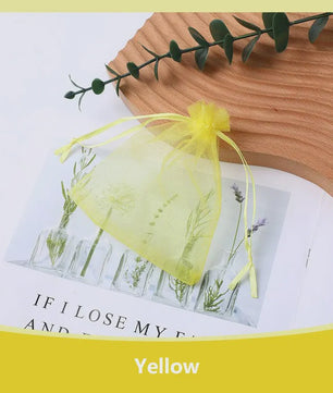100x Organza Zakjes - Cadeau, Sieraden & Feest - Diverse Maten & Kleuren