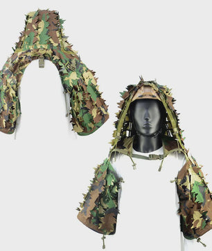 Ademende Ghillie Suit Cape - Camouflage Basis voor Jacht, Airsoft & Paintball