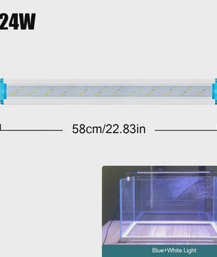 Super Bright LED Aquarium Lamp - Verstelbare Clip-on Verlichting voor Planten & Vissen (18-70cm)