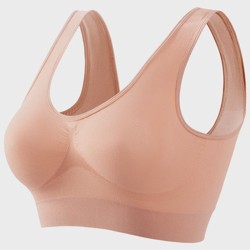 Naadloze Push-Up Sport BH - Ademende Bralette zonder beugel, Crop Top Lingerie voor Dames (S-5XL)
