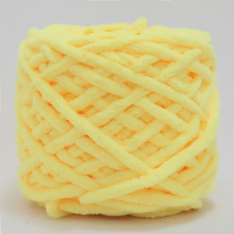Chenille Garen 100g/bol - Super Zacht Dik Wol Garen voor Handbreien, DIY Sjaals & Projecten