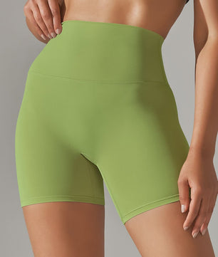 Dames Sportshorts Hoge Taille Squat Proof - Sneldrogend voor Yoga, Fitness & Fietsen