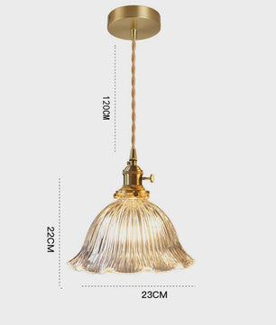Moderne Glazen Hanglamp - Stijlvolle Plafondlamp voor Woonkamer, Keuken & Eetkamer