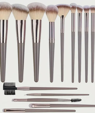Professionele Make-up Kwasten Set (20 Stuks) - Foundation, Oogschaduw & Meer