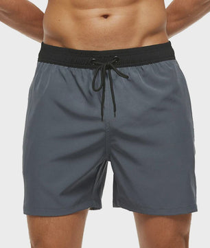 Heren Zwembroek Zomer Sportief Ademend met Elastische Tailleband, Mesh Voering en Zakken