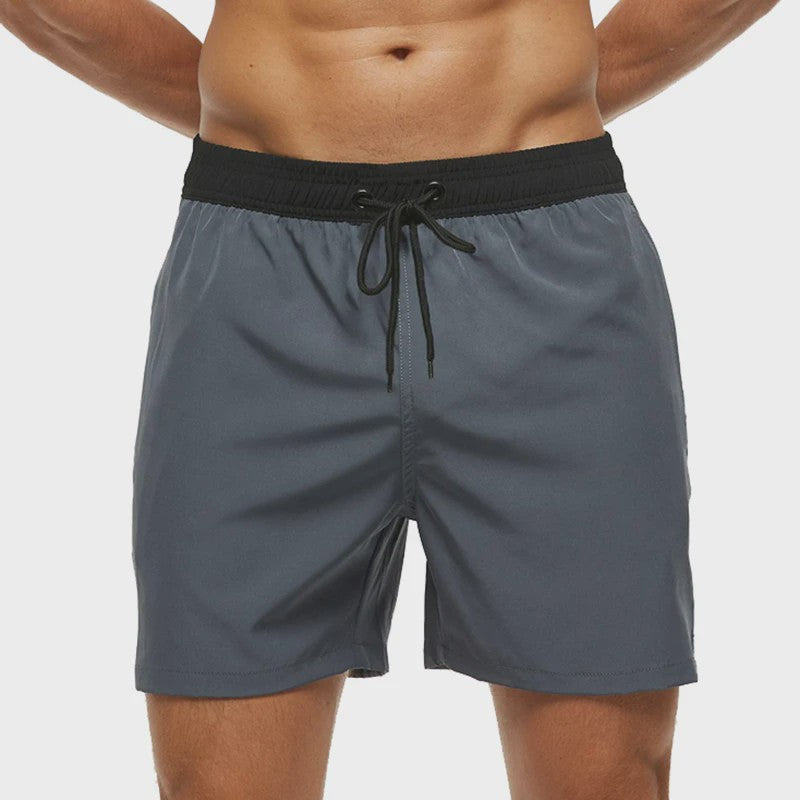 Heren Zwembroek Zomer Sportief Ademend met Elastische Tailleband, Mesh Voering en Zakken