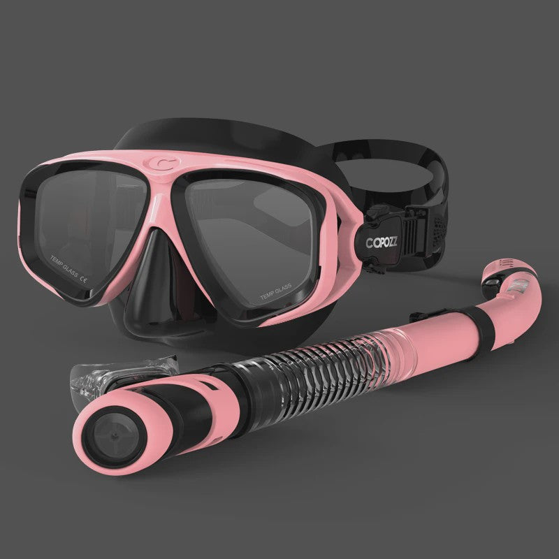 COPOZZ 2025 Duikmasker Set met Snorkel - Anti-Condens, Verstelbaar, Volwassenen