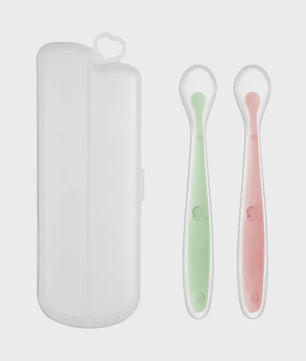 Zachte Siliconen Baby Lepel - Ideaal voor Voedingstraining en Eerste Hapjes