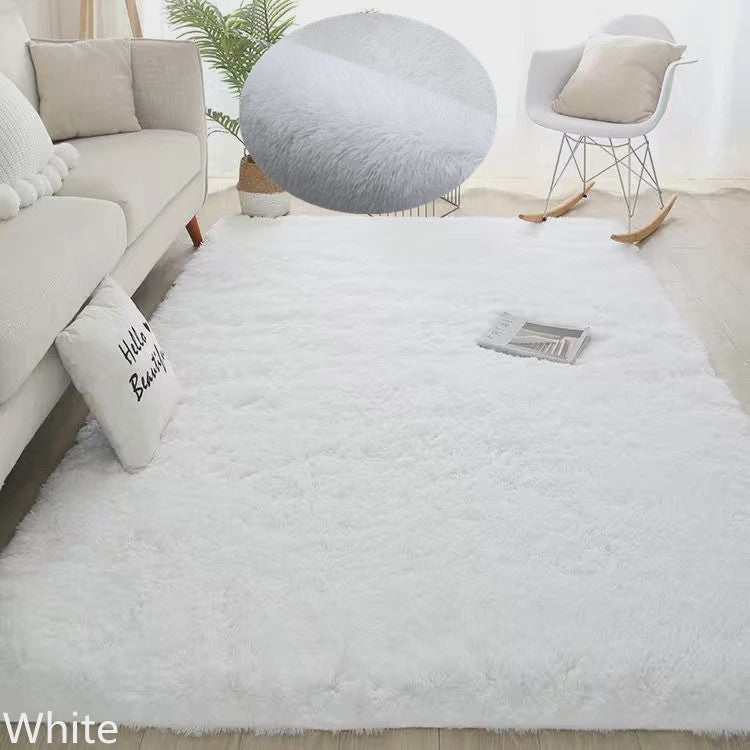 Luxe Witte Pluizige Vloerkleed - Zacht & Antislip voor Woonkamer & Slaapkamer