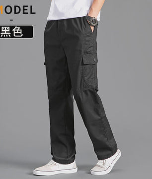 Herfst/Lente Heren Cargo Werkbroek Katoen - Casual Jogger & Klimbroek - Grote Maten tot 6XL