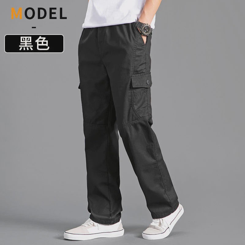 Herfst/Lente Heren Cargo Werkbroek Katoen - Casual Jogger & Klimbroek - Grote Maten tot 6XL
