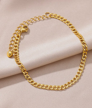 Gouden Roestvrij Staal Enkelbandjes met Parels en Kleurrijke Bedels - Zomer Sieraden