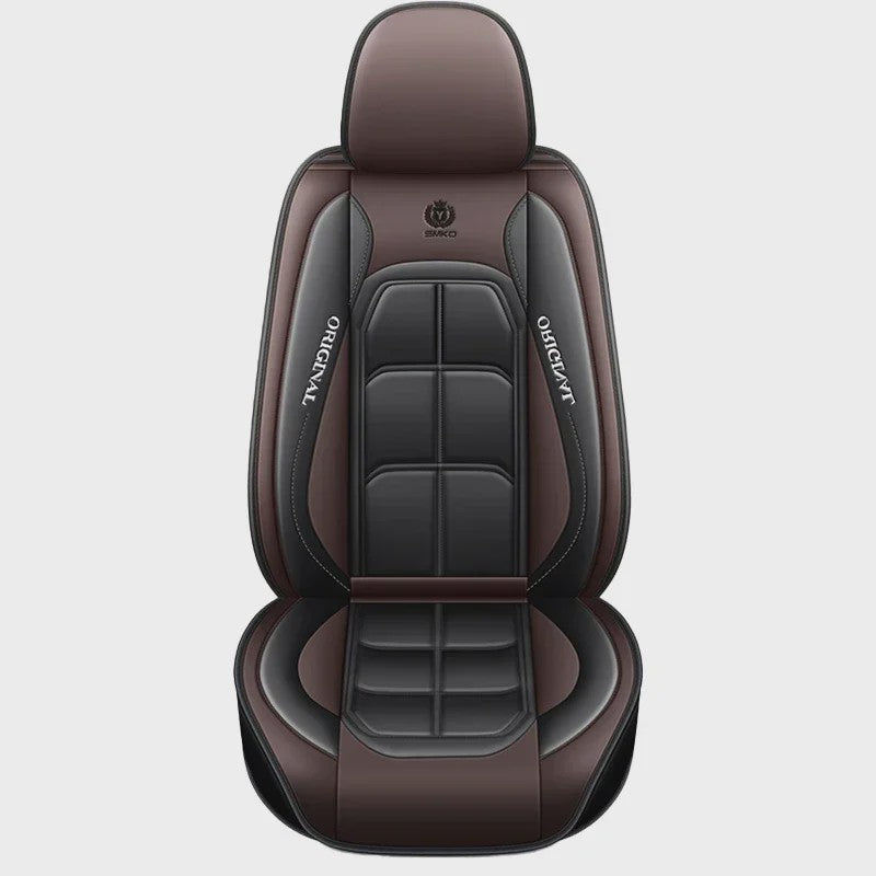 Universele Autostoelhoes - Luxe Lederlook & IJszijde - Volledig Beschermend - Vier Seizoenen
