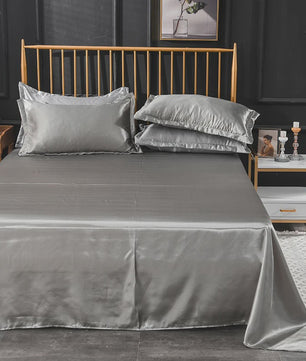 Luxe Satijnen Lakenset - Zacht, Comfortabel en Stijlvol voor Enkele en Tweepersoonsbedden