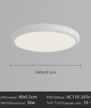 Moderne Scandinavische LED Plafondlamp - Stijlvol en Veelzijdig