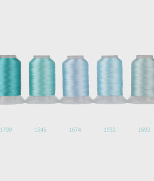 80 Kleuren Premium Polyester Borduurzijde Set - 500M Spoelen voor Huisborduurmachines