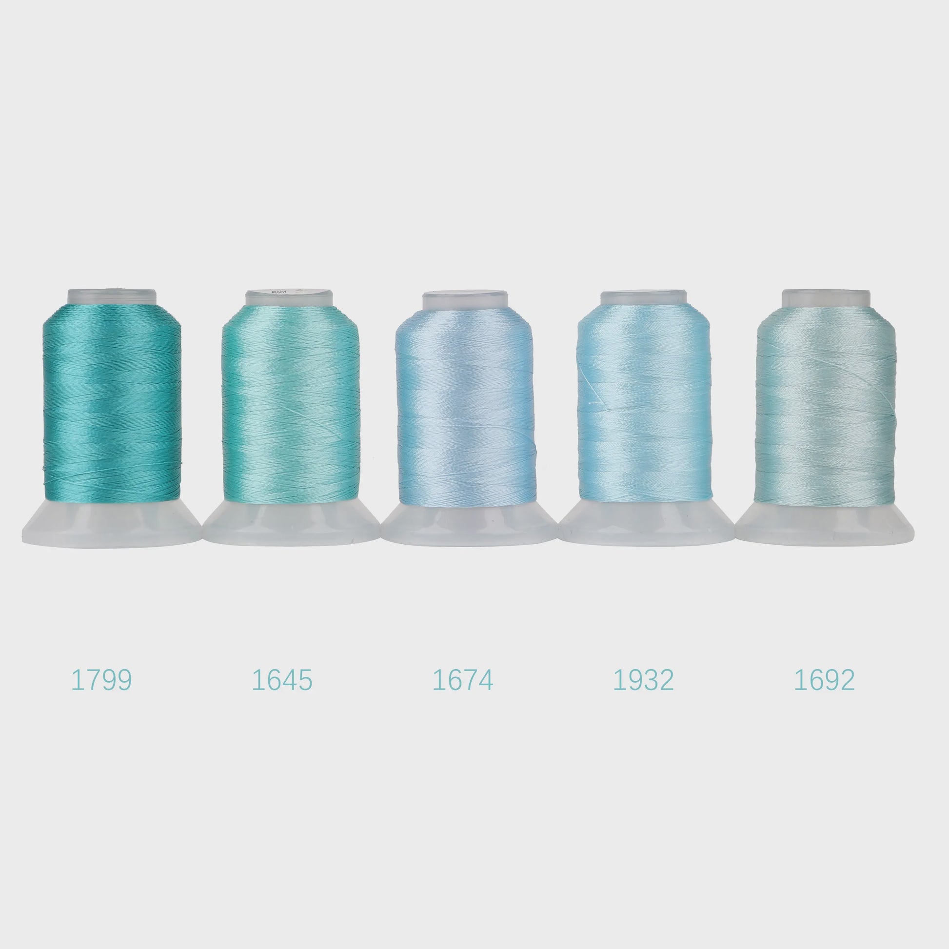 80 Kleuren Premium Polyester Borduurzijde Set - 500M Spoelen voor Huisborduurmachines