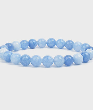 Natuurstenen Kralen Armband - Amethist, Aquamarijn, Jade & meer
