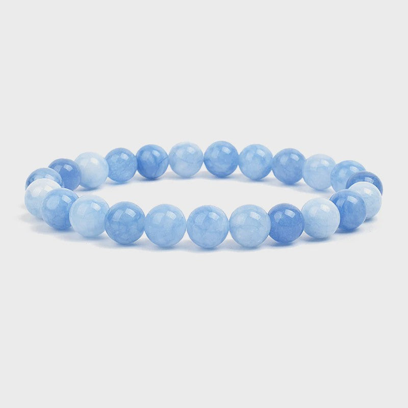 Natuurstenen Kralen Armband - Amethist, Aquamarijn, Jade & meer