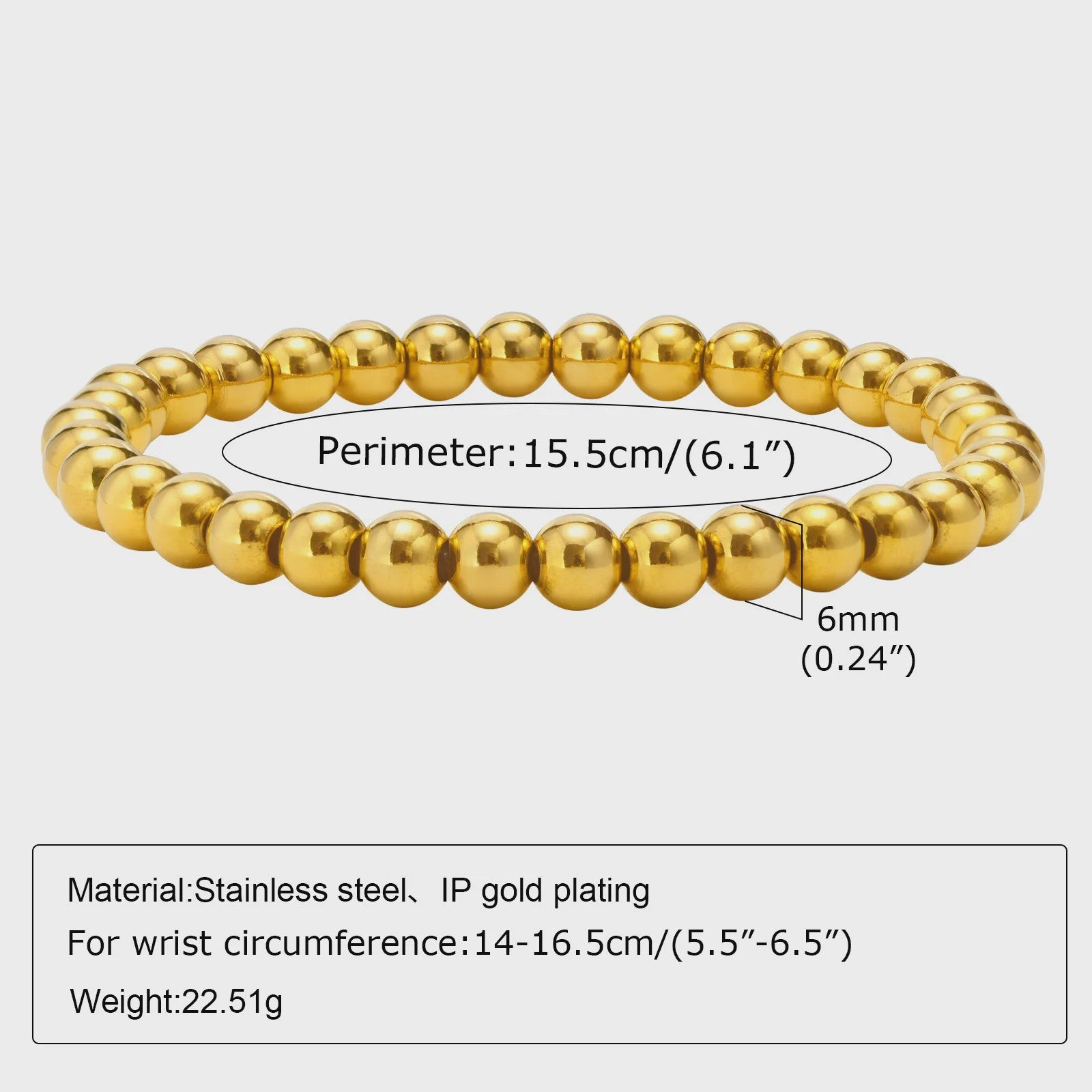 Gouden Roestvrij Staal Chunky Schakelarmband voor Dames - Waterdicht & Verstelbaar