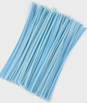 100 Stuks Chenille Stelen - Flexibele Knutseldraad voor Creatieve DIY Projecten