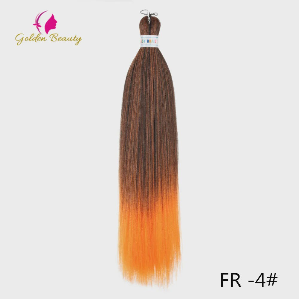 26 Inch Ombre Kleuren Vlechtsel Haar Synthetisch Pre-stretched Jumbo Braids Haar voor Cosplay & Pruiken